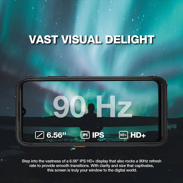 Relentless Rugged Smartphone 50MP Cam Endurance Battery