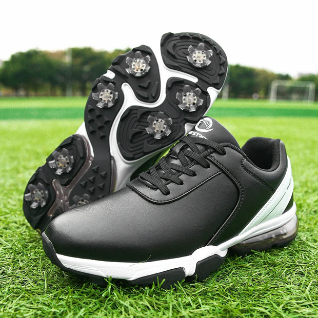Elite Golf Shoes Men Anti Slip All Day Comfort On Course