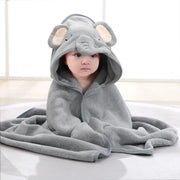 Dreamy Cartoon Animal Hooded Baby Towel Keeps Baby Cozy