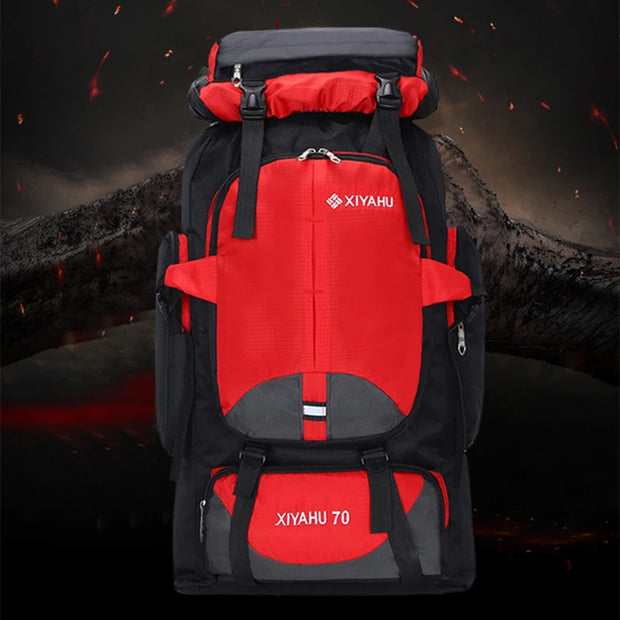 Camping High Capacity Hiking Backpack Women Outdoor Travel Backpack Men Tactics Sports 70L Mountaineering Fishing Waterproof Bag - My Variety Superstore 25