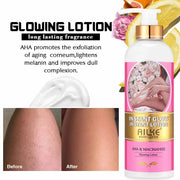 AILKE Women Skin Glowing Body Lotion Moisturizing Brightening Nourishing Smoothing Skin Cream With AHA Niacinamide - My Variety Superstore 25