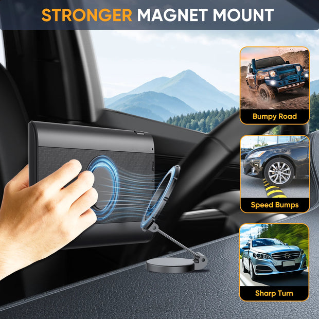 7 Inch Wireless CarPlay Android Auto Touchscreen with Bluetooth Navigation Mirror Link FM Voice Control and Magnetic Mount - My Variety Superstore 25