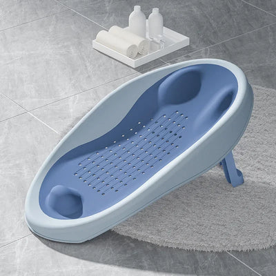 Amazing Foldable Baby Bath Seat Non Slip Backrest Safe Bath