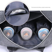 Premium Diaper Bag Waterproof Milk Storage Travel Ready