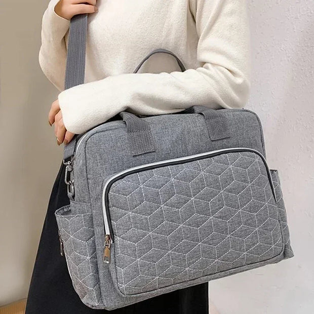 Premium Diaper Bag Waterproof Milk Storage Travel Ready