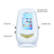 3 in 1 40K Body Slimming Massager Cavitation Machine Multi Functional Device for Face and Body Tightening Lifting Beauty Salon