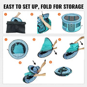 44'' Portable Foldable Pet Playpen Waterproof Indoor Outdoor - My Variety Superstore 25