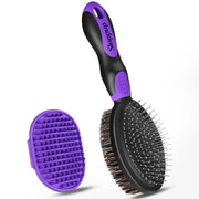 2PCS Dog Grooming Tools - Double-Sided Bath Brush for Shedding and Bathing, Suitable for Short/Long Haired Dogs - My Variety Superstore 25