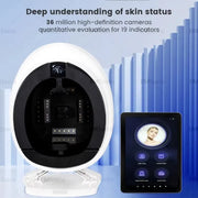 19 Inch New 3D Facial Skin Analyzer Machine 8 Light Spectrum Skin Analysis Scanner