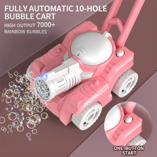 Powerful Automatic Bubble Machine Fun Non Toxic Safe