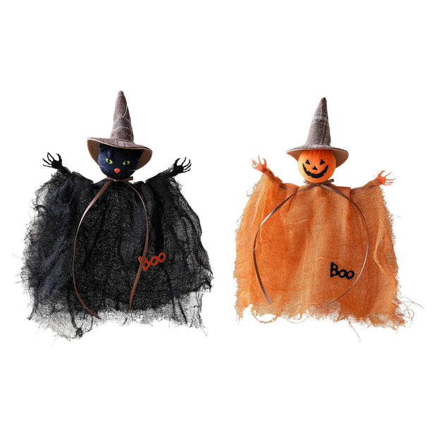Spooky Halloween Hanging Decor Sturdy Cloth Pendant Mood