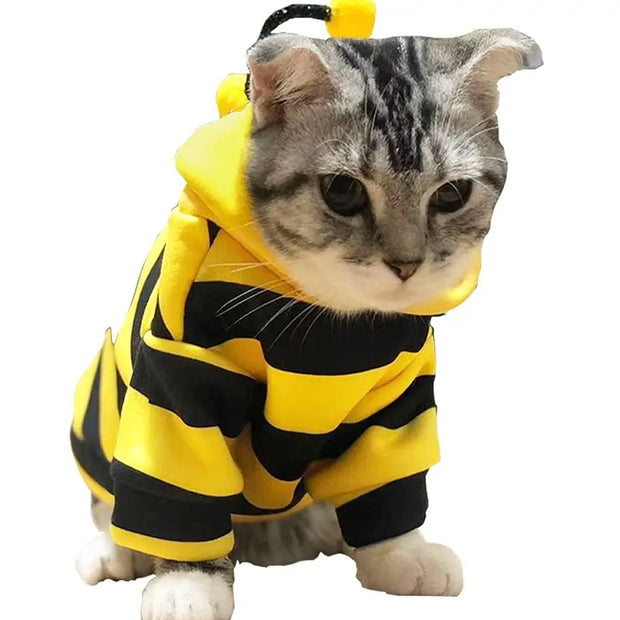 Festive Hooded Pet Sweater Keeps Dogs Warm All Winter