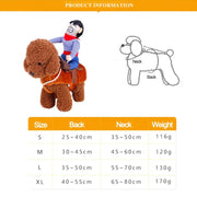 Epic Dog Costume Cowboy Knight Suit For Party Ready