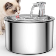 2L fully stainless steel pet water dispenser Automatic cat water fountain with optional sensor  and heater - My Variety Superstore 25