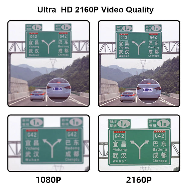4K Dash Cam Car DVR With WIFI GPS Dual Lens Night Vision Front And Rear Camera Black Box - My Variety Superstore 25
