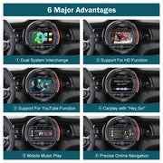 RoadTop Wireless CarPlay Android Auto for Mini R55 R56 R57 R58 R60 R61 F54 F55 F56 Clubman Countryman Cooper John Cooper Works - My Variety Superstore 25