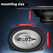 6x9 Inch 3 Way Coaxial Car Audio Speakers 1000 Watt Max Sound System With Mid Tweeter And Enhanced Bass Response 2 Pieces - My Variety Superstore 25