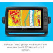 "Garmin ECHOMAP UHD 93sv with GT56UHD-TM Transducer, 9"" Keyed-Assist Touchscreen Chartplotter with U.S. LakeVü g3 - My Variety Superstore 25