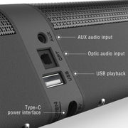 Home Theater 3D Stereo Surround Wireless Speaker Multi-Function Subwoofer Soundbar Foldable Split Support for TV and PC - My Variety Superstore 25