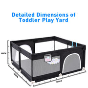 Amazing Indoor Baby Playpen With Safety Barriers Safe Play