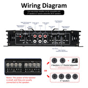 4 Channel Car Audio Amplifier 5800 Watt High Power Ultra Thin Four Way Class A B Amp - My Variety Superstore 25