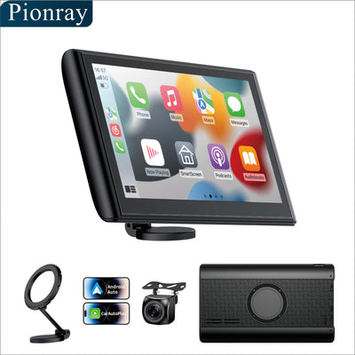 7 Inch Wireless CarPlay Android Auto Touchscreen with Bluetooth Navigation Mirror Link FM Voice Control and Magnetic Mount - My Variety Superstore 25