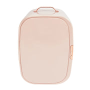 12L Beauty Fridge for Cosmetics Storage White Pink Compact Skincare Refrigerator Cooling and Heating for Makeup Skincare Products
