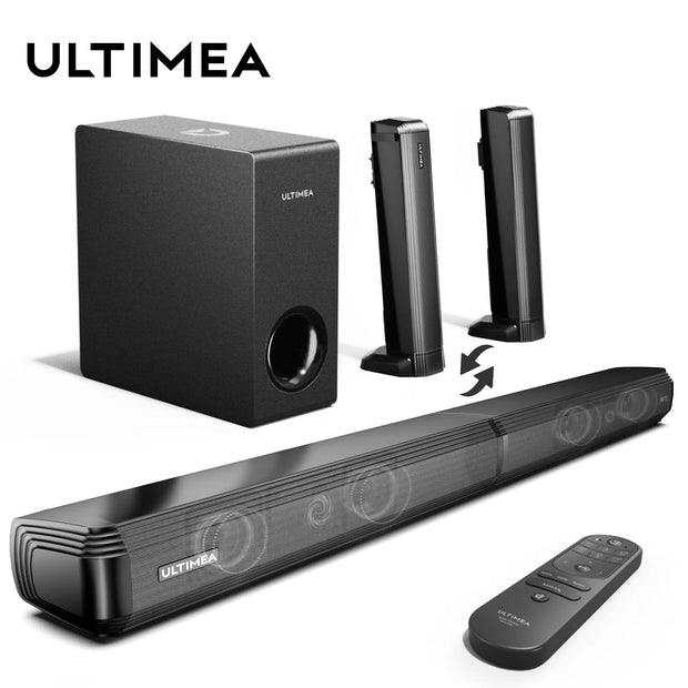 ULTIMEA 200W 4.1ch Soundbar with Subwoofer,2-in-1 Detachable Bluetooth 5.3 Soundbar for Smart TV,Home Theater Bluetooth Speakers - My Variety Superstore 25