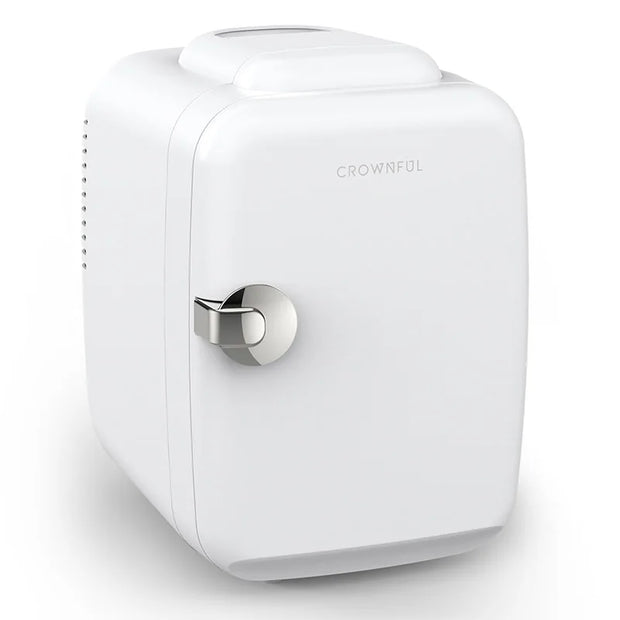 Crownful 4L Mini Multifunction Refrigerator Electric Portable Beauty Cooler Warmer Car Mini Fridge for Home Camping Travel