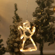 Enchanting Christmas Window Lights With Suction Cups Glow