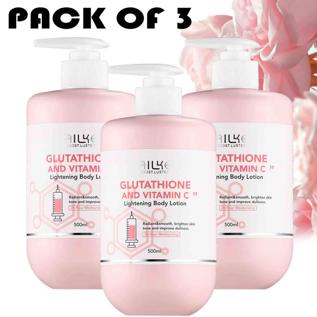 AILKE Vitamin C & Glutathione Brightening Body Lotion, Even Skin Tone, Lightening, Neck, Elbows, Armpits, Legs, Glowing Cream - My Variety Superstore 25