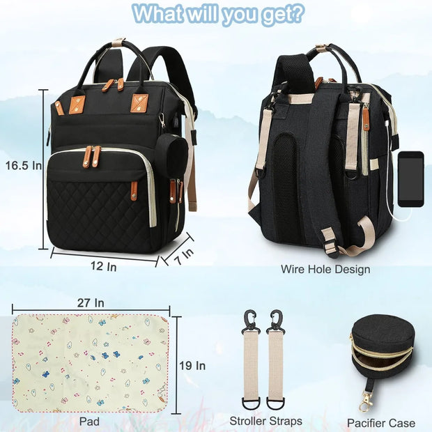 Ultimate Nursing Diaper Backpack Large Capacity Bliss