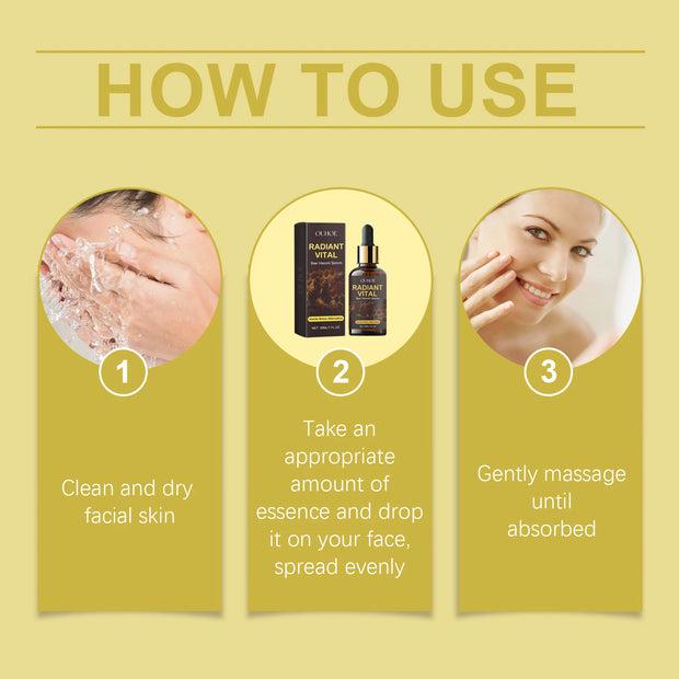 Ouhoe Bee Venom Facial Essence for Lightening Fine Lines and Wrinkles Moisturizing and Firming Skin Essence