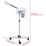 Professional Facial Steamer for Beauty Salon and Home with 360 Degree Rotating Nozzle to Cleanse Skin and Unclog Pores