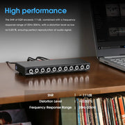 Nobsound HiFi EQ9 9-Band Stereo Equalizer Preamp Analog Audio Processor for Home and Car - My Variety Superstore 25