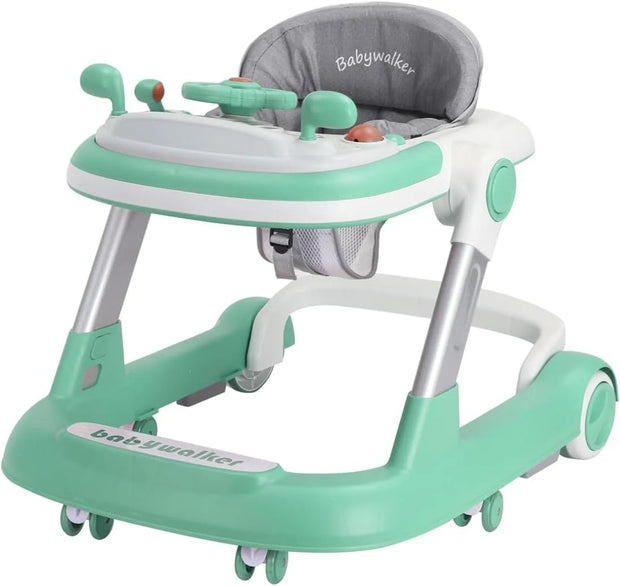 2 in 1 Baby Walker, Toddler Baby Push Walker with Removable Feeding Tray and Music Tray(Without Battery), Foldable Walker - My Variety Superstore 25