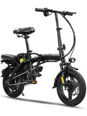 Adult Folding Electric Bicycle with 400W High Speed Motor and 48V Detachable Battery 14 Inch Wheels