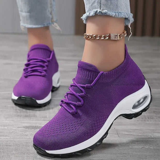 Confident Women Sneakers Air Cushion Boost Everyday Comfort