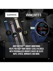 Garmin Vivoactive 5 Health and Fitness GPS Smartwatch, 1.2 in AMOLED Display, Up to 11 Days of Battery, Slate Aluminim Bezel - My Variety Superstore 25