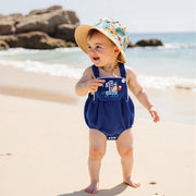 Patriotic Stars and Stripes  for Newborns Adorable Jumpsuit with USA Flag Design Sleeveless Romper for Baby Boys Girls - My Variety Superstore 25