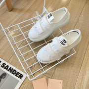 Sunny Womens Canvas Shoes Hook Loop Closure All Day Comfort
