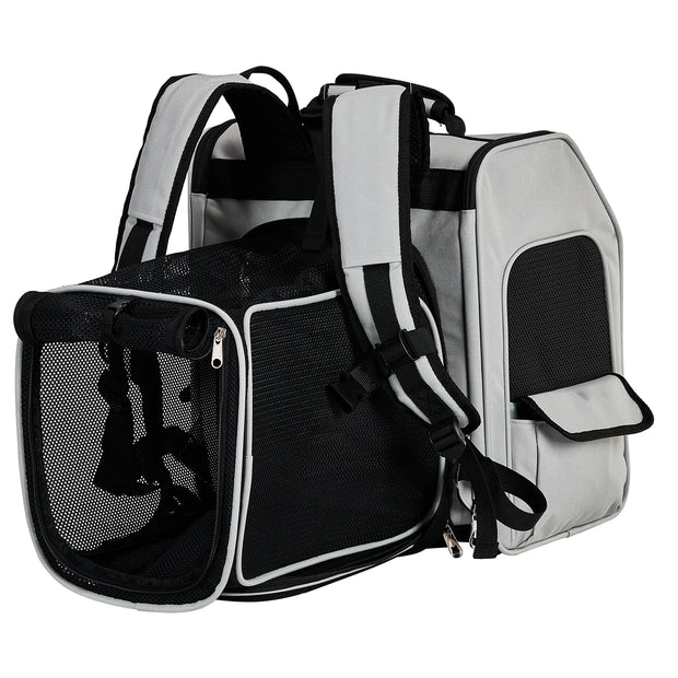 Amazing Pet Carrier Backpack Expandable Comfort On The Go