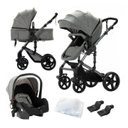High quality newborn Lightweight  Baby Stroller  Folding Cart  Comfort Baby Stroller 3 in 1 Child Safety Seat With ISOfix - My Variety Superstore 25