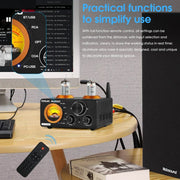 Nobsound HiFi Bluetooth 5.0 Vacuum Tube Amplifier USB DAC Stereo Receiver COAX OPT Home Audio Digital Amp with VU Meter 100W 100W - My Variety Superstore 25
