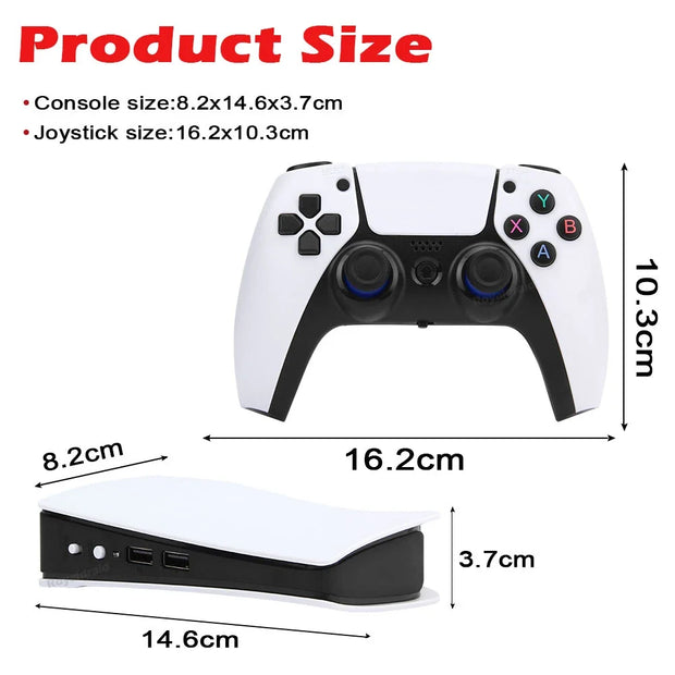 GB5 Video Game Console 256GB/128GB/64G 50000 + Retro Games HD TV Game Box 5 Two Gamepads For PS1/PPSPP/MAME Arcade Gaming Stick - My Variety Superstore 25