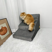 3/4 Steps High Density Foam Dog Stairs Ramps, for High Beds and Sofa, Non-Slip Pet Steps Sofa Bed Ladder, with Washable Cover - My Variety Superstore 25