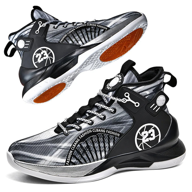 Elite Mens Basketball Shoes Breathable Non Slip Secure Grip
