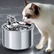2L fully stainless steel pet water dispenser Automatic cat water fountain with optional sensor  and heater - My Variety Superstore 25