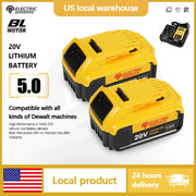 Fit For Original Dewalt 20V 5Ah Lithium Ion Battery Replacement For Dewalt Power Tools