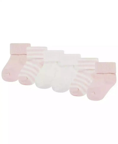 Huggies Baby Foldover Ankle Socks 3 Pack Cozy Cotton for All Seasons